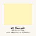 Farbmuster PROFF Retouchierstift 103 Ahorn gelb (Bildschirmdarstellung annähernd)