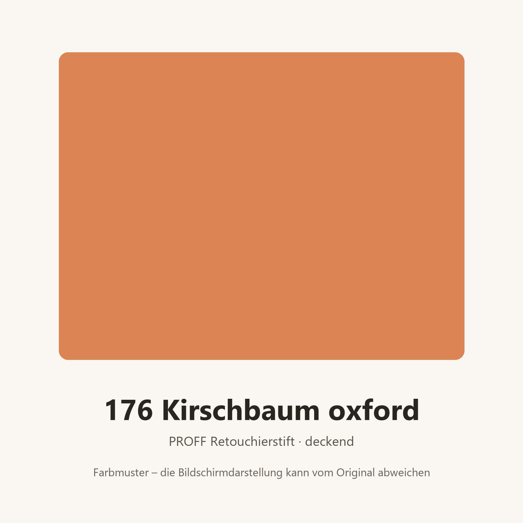 Farbmuster PROFF Retouchierstift 176 Kirschbaum oxford (Bildschirmdarstellung annähernd)