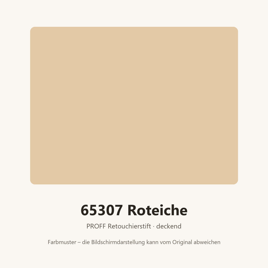 Farbmuster PROFF Retouchierstift 65307 Roteiche (Bildschirmdarstellung annähernd)