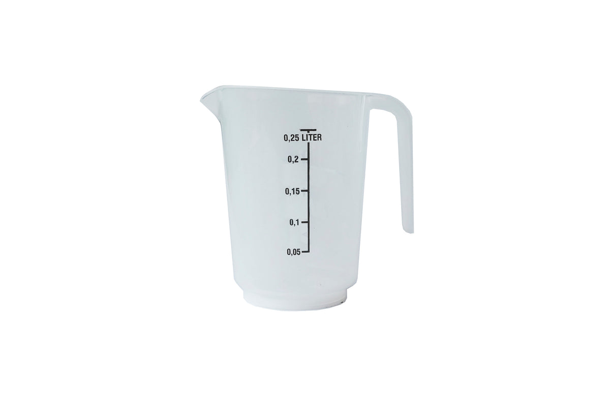 Messbecher 0,25 L mit Skala
