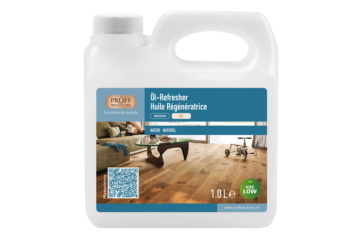 PROFF Woodcare Öl-Refresher Natur, 1 L